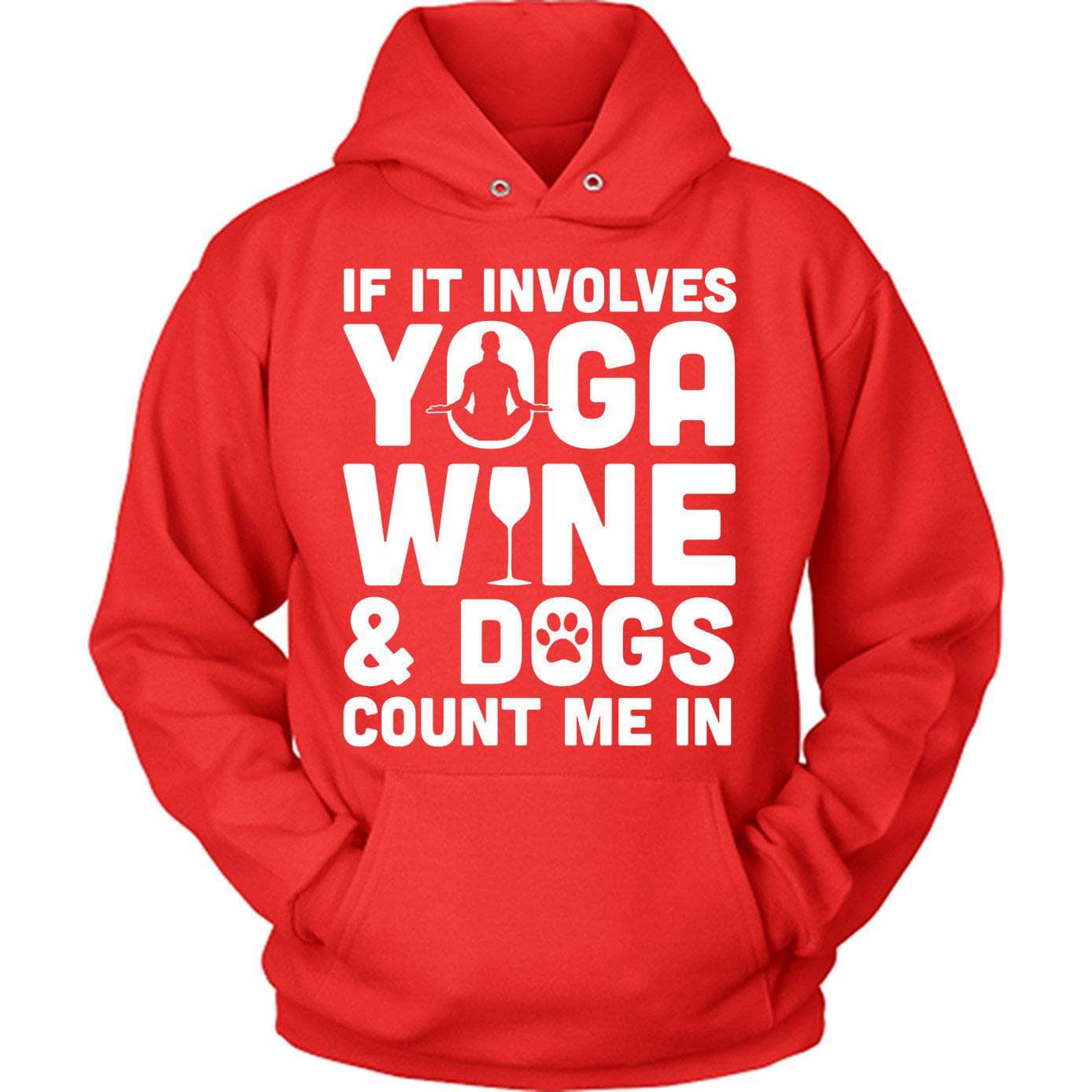 Yoga Wine And Dogs