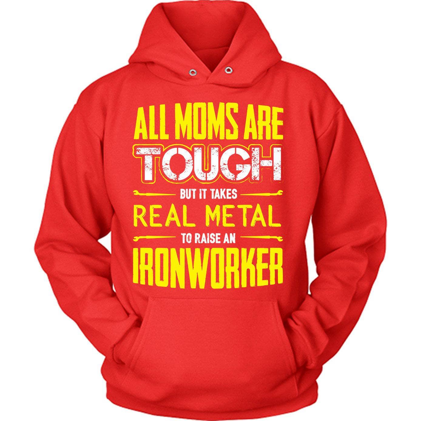 Yellow Tough Ironworker Mom