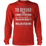 To Defend The Constitution