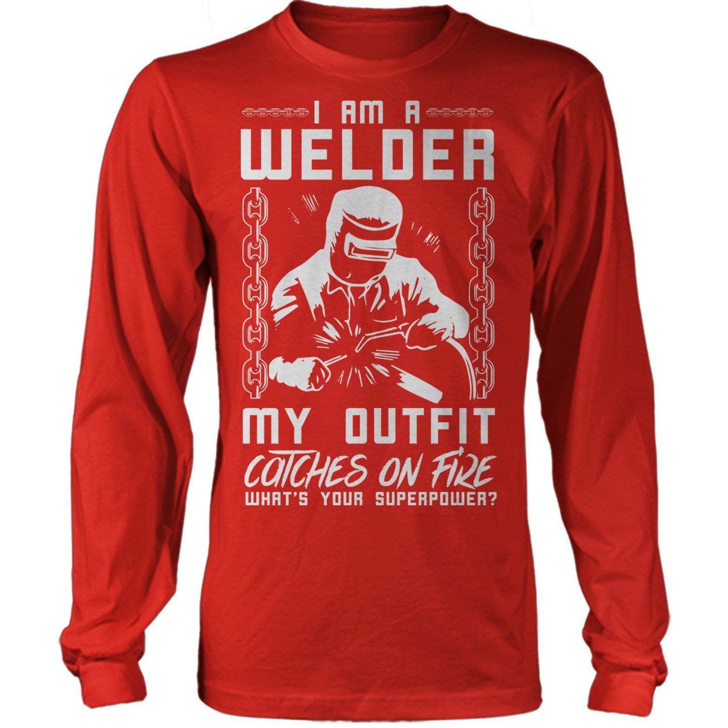 Welder On Fire