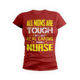 Yellow Tough Nurse Mom